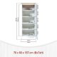 NORDIC LIVING COLLECTION Apparatsk�p 2 Sicilia f&ouml;r kyl-/fryskombination