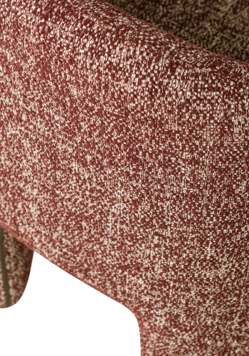 WOOOD Cordo Matstol Med Hjul Rostbrun Melerad [Fsc]