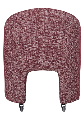 WOOOD Cordo Matstol Med Hjul Bordeauxr&ouml;d Melerad [Fsc]