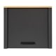 NORDIC LIVING COLLECTION Veneto antracit bordsskiva
