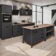 NORDIC LIVING COLLECTION Veneto antracit bordsskiva