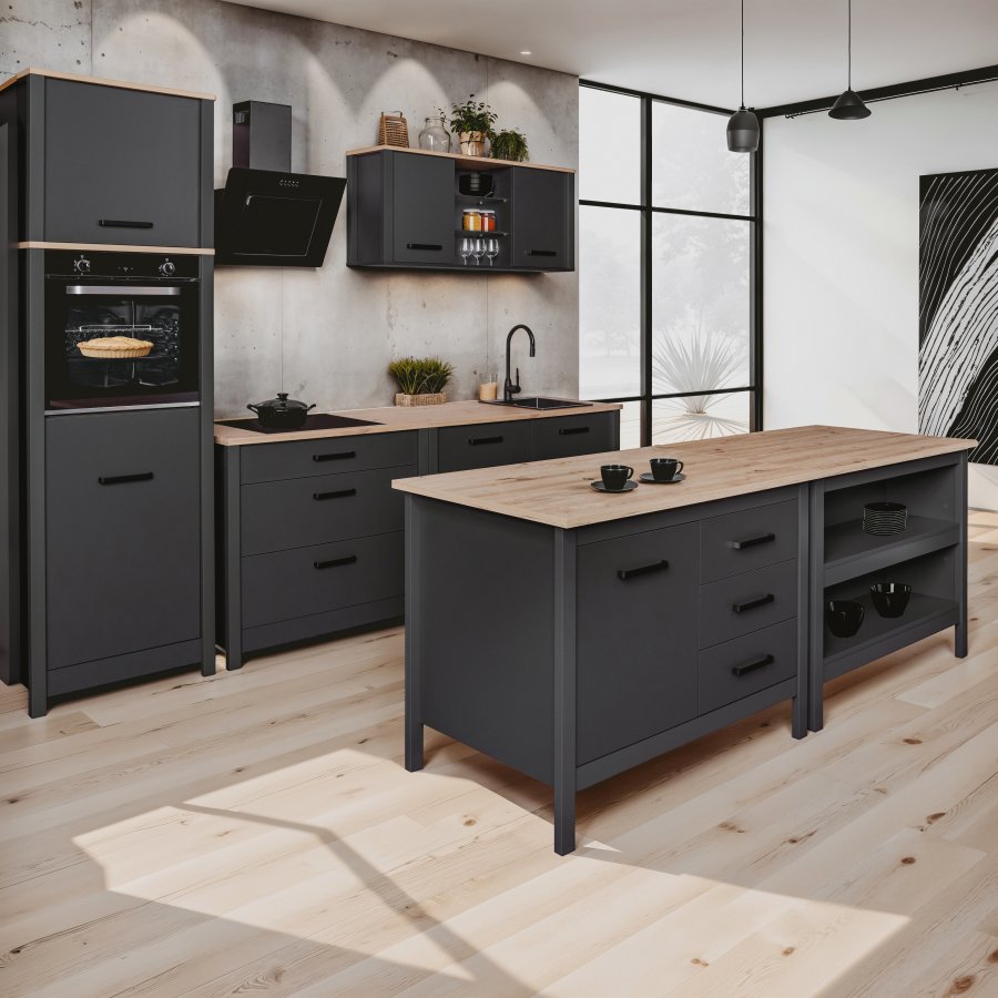 NORDIC LIVING COLLECTION Veneto antracit bordsskiva