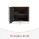NORDIC LIVING COLLECTION Veneto antracit bordsskiva
