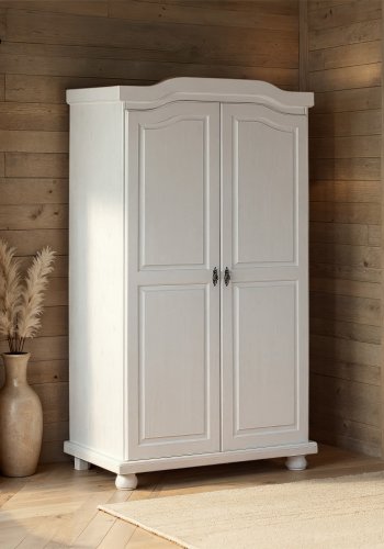 NORDIC LIVING COLLECTION Tr�dg�rdssk�p Hedda 2-d�rrars furu vitlackerad