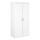NORDIC LIVING COLLECTION Hakon skap i hvit furu med 2 d�rer og kassettd�rer, best�ende av 1 stort rom med klesstang, 1 hattehylle og PVC-h�ndtak
