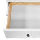 NORDIC LIVING COLLECTION Reutte lantlig garderob best�ende av 2 mjukst�ngande d�rrar, 2 l�dor med l�ttl�pande metallskenor, 1 garderobsskena i metall och en hatthylla