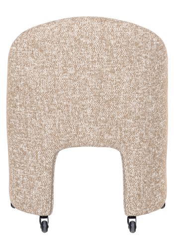 WOOOD Cordo Matstol Med Hjul Naturlig Ljung [Fsc]