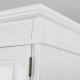 NORDIC LIVING COLLECTION Garderob/hallsk�p DANZ 2 massiv furu med 2 d�rrar i vitt