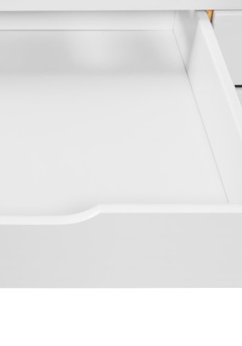 NORDIC LIVING COLLECTION Funktionss�ng Ulli 90x190 tillverkad av massivt tr� i vitlack med 3 l�dor och extra sovyta inklusive ribbotten