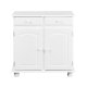 NORDIC LIVING COLLECTION Lovi sk�nk med 2 d�rrar och 2 l�dor, massiv furu, vit