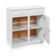 NORDIC LIVING COLLECTION Lovi sk�nk med 2 d�rrar och 2 l�dor, massiv furu, vit
