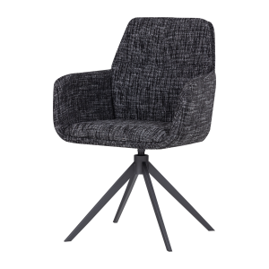 WOOOD Grant Matstol Svart Melange [Fsc]