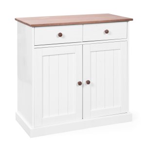 NORDIC LIVING COLLECTION Westerland 3,2 byr�, vit sepia, 2 d�rrar och 2 l�dor