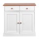 NORDIC LIVING COLLECTION Westerland 3,2 byr�, vit sepia, 2 d�rrar och 2 l�dor