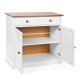 NORDIC LIVING COLLECTION Westerland 3,2 byr�, vit sepia, 2 d�rrar och 2 l�dor