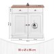NORDIC LIVING COLLECTION Westerland 3,2 byr�, vit sepia, 2 d�rrar och 2 l�dor