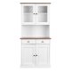 NORDIC LIVING COLLECTION Buffet Westerland-5.2, hvit sepia, 4 d�rer og 2 skuffer, heltre