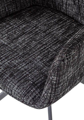 WOOOD Grant Matstol Svart Melange [Fsc]