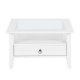 NORDIC LIVING COLLECTION Provence 1 soffbord, furu, vitt, med 1 l�da