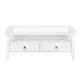NORDIC LIVING COLLECTION Soffbord Provence 7 furu vit 115x60 med 2 l�dor