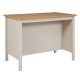 NORDIC LIVING COLLECTION K&ouml;ks&ouml; Emmilia Cashmere/Artisan Oak, med 2 fack p� ena sidan och plats f&ouml;r barstolar eller stolar p� den andra.