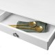 NORDIC LIVING COLLECTION Matbord i massiv furu, vitlackerad, med 1 l�da. Totalm�tt: 145 x 80 x 76 cm.