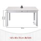NORDIC LIVING COLLECTION Matbord i massiv furu, vitlackerad, med 1 l�da. Totalm�tt: 145 x 80 x 76 cm.