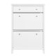 NORDIC LIVING COLLECTION  Skosk�p i massiv furu fr�n Chilly Home-serien f&ouml;r upp till 12 par skor i 2 rymliga l�dor och 1 l�da.