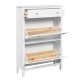 NORDIC LIVING COLLECTION  Skosk�p i massiv furu fr�n Chilly Home-serien f&ouml;r upp till 12 par skor i 2 rymliga l�dor och 1 l�da.