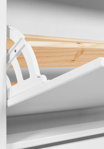 NORDIC LIVING COLLECTION  Skosk�p i massiv furu fr�n Chilly Home-serien f&ouml;r upp till 12 par skor i 2 rymliga l�dor och 1 l�da.