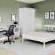 NORDIC LIVING COLLECTION S&auml;ngbord i massiv furu med 1 l�da, ett &ouml;ppet fack och totala m�tt p� 47 x 40 x 66 cm.