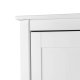 NORDIC LIVING COLLECTION Garderob i massiv furu med 2 d�rrar, vitlackerad, totalm�tt 106 x 60 x 210 cm.