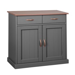 NORDIC LIVING COLLECTION Luzerna 3.1 byr� i gr� sepia med 2 d�rrar och 2 l�dor