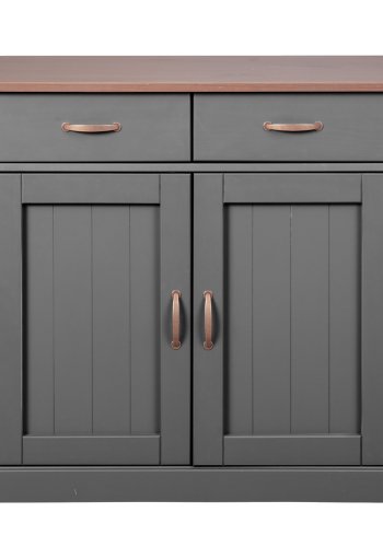 NORDIC LIVING COLLECTION Luzerna 3.1 byr� i gr� sepia med 2 d�rrar och 2 l�dor