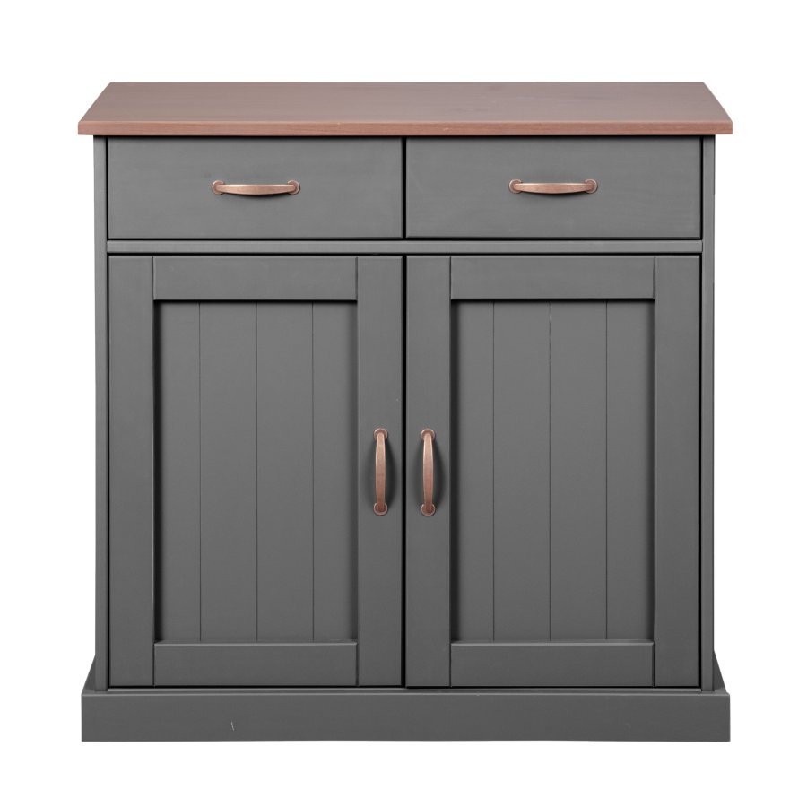NORDIC LIVING COLLECTION Luzerna 3.1 byr� i gr� sepia med 2 d�rrar och 2 l�dor