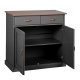 NORDIC LIVING COLLECTION Luzerna 3.1 byr� i gr� sepia med 2 d�rrar och 2 l�dor