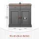 NORDIC LIVING COLLECTION Luzerna 3.1 byr� i gr� sepia med 2 d�rrar och 2 l�dor