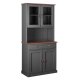 NORDIC LIVING COLLECTION Buffet Luzerna-5.1. gr�-sepia med 4 d�rer og 2 skuffer
