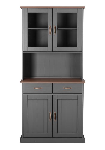 NORDIC LIVING COLLECTION Buffet Luzerna-5.1. gr�-sepia med 4 d�rer og 2 skuffer