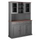 NORDIC LIVING COLLECTION Buffet Luzerna-6.1. gr�-sepia med 5 d�rer og 3 skuffer