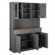 NORDIC LIVING COLLECTION Buffet Luzerna-6.1. gr�-sepia med 5 d�rer og 3 skuffer