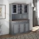 NORDIC LIVING COLLECTION Buffet Luzerna-6.1. gr�-sepia med 5 d�rer og 3 skuffer