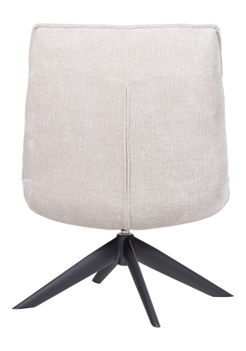 WOOOD Jouke svingstol chenille teksturert natur