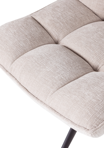 WOOOD Jouke svingstol chenille teksturert natur