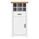 NORDIC LIVING COLLECTION Maluno kommode med 1 d�r og 1 skuff i heltre, hvitlakkert
