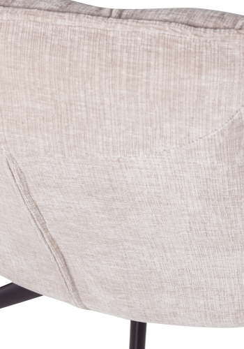 WOOOD Jouke svingstol chenille teksturert natur