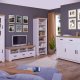 NORDIC LIVING COLLECTION Maluno kommode med 3 d�rer og 3 skuffer i heltre, hvitlakkert
