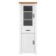 NORDIC LIVING COLLECTION Maluno s�ylevitrineskap med 2 d�rer og 1 skuff laget av heltre, hvitlakkert