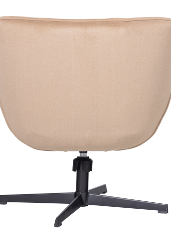 WOOOD Wibo svingstol matt fl�yel naturlig farge [Fsc]