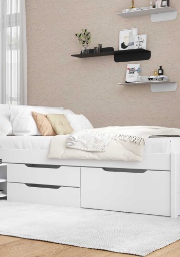 NORDIC LIVING COLLECTION 1 skuff, 2 skuffer, laget av heltre furu